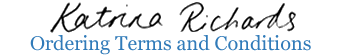 Ordering Terms and Conditions