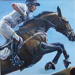 Xc Study- SOLD. See 'Gallery' below for more examples or 'Commissions' page to have one of your own painted.